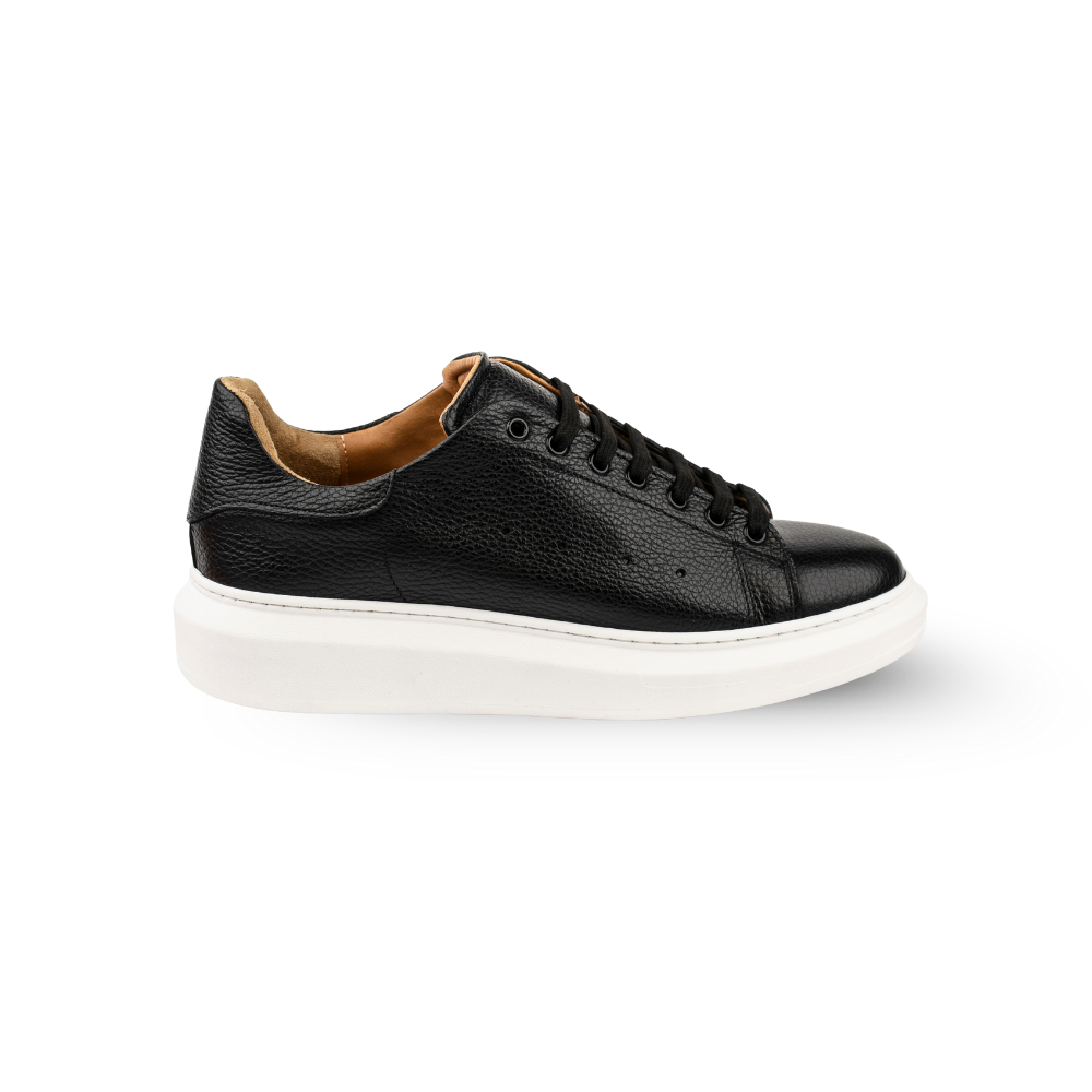 Sneakers in pelle martellata