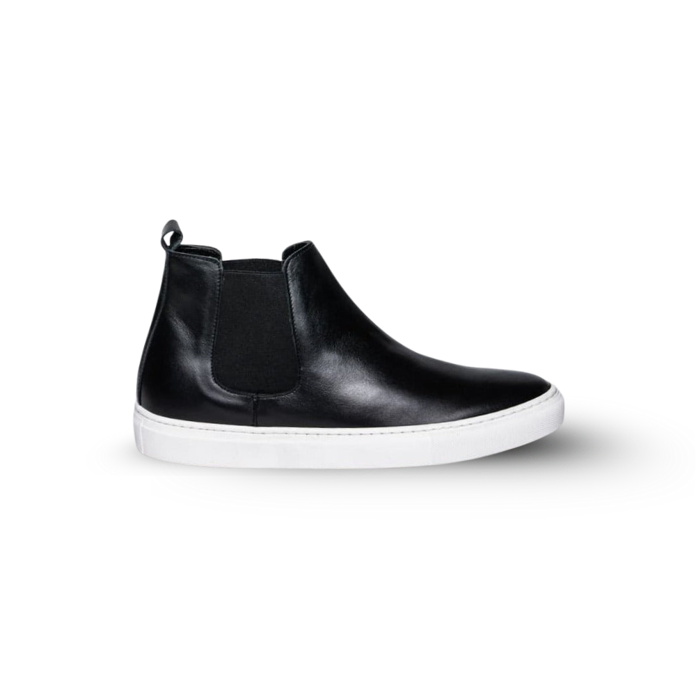 Stivaletti in pelle nera