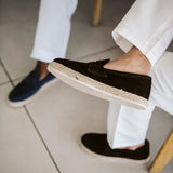 Espadrillas Corda in Camoscio Testa di Moro