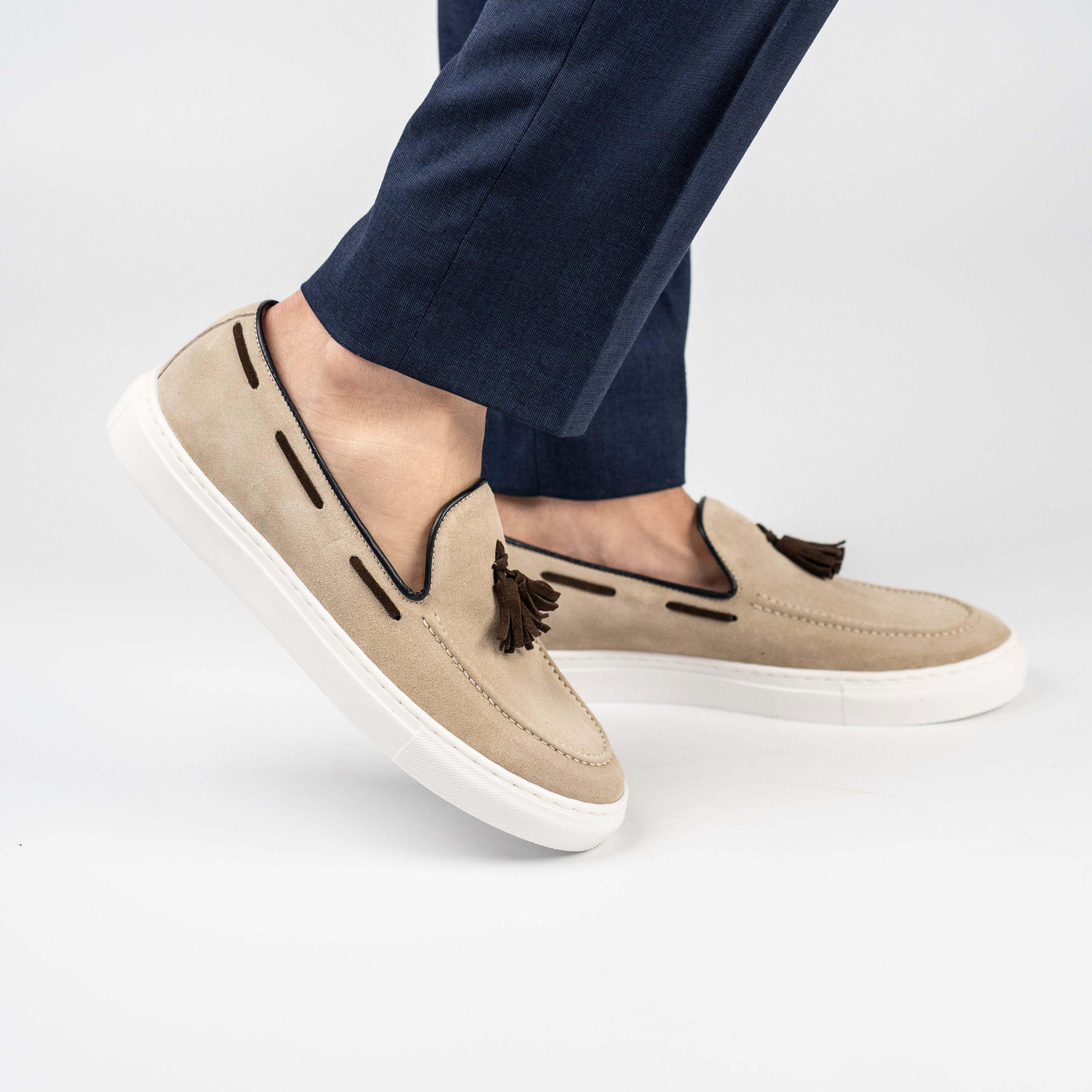 Suede Bow Moccasin