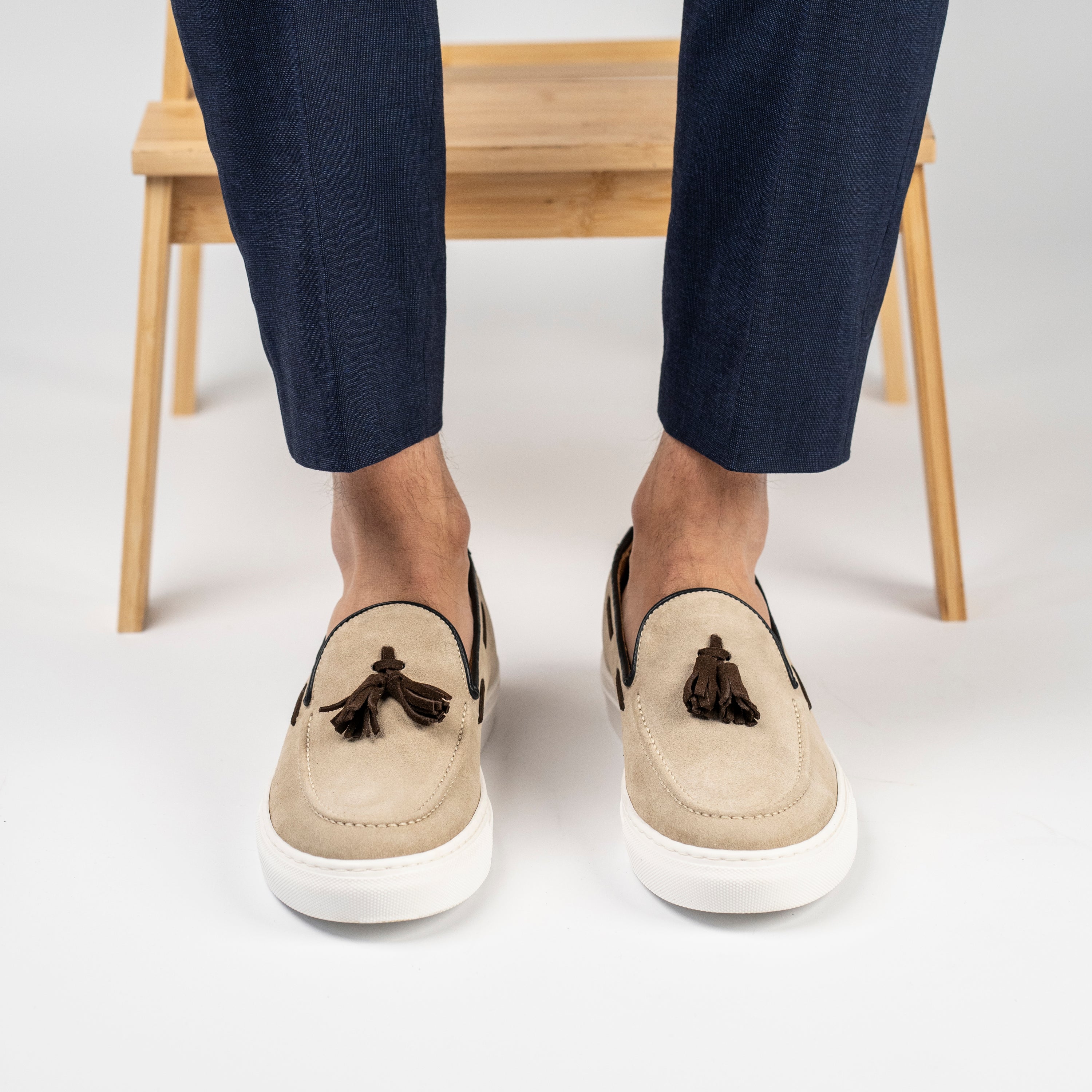 Suede Bow Moccasin
