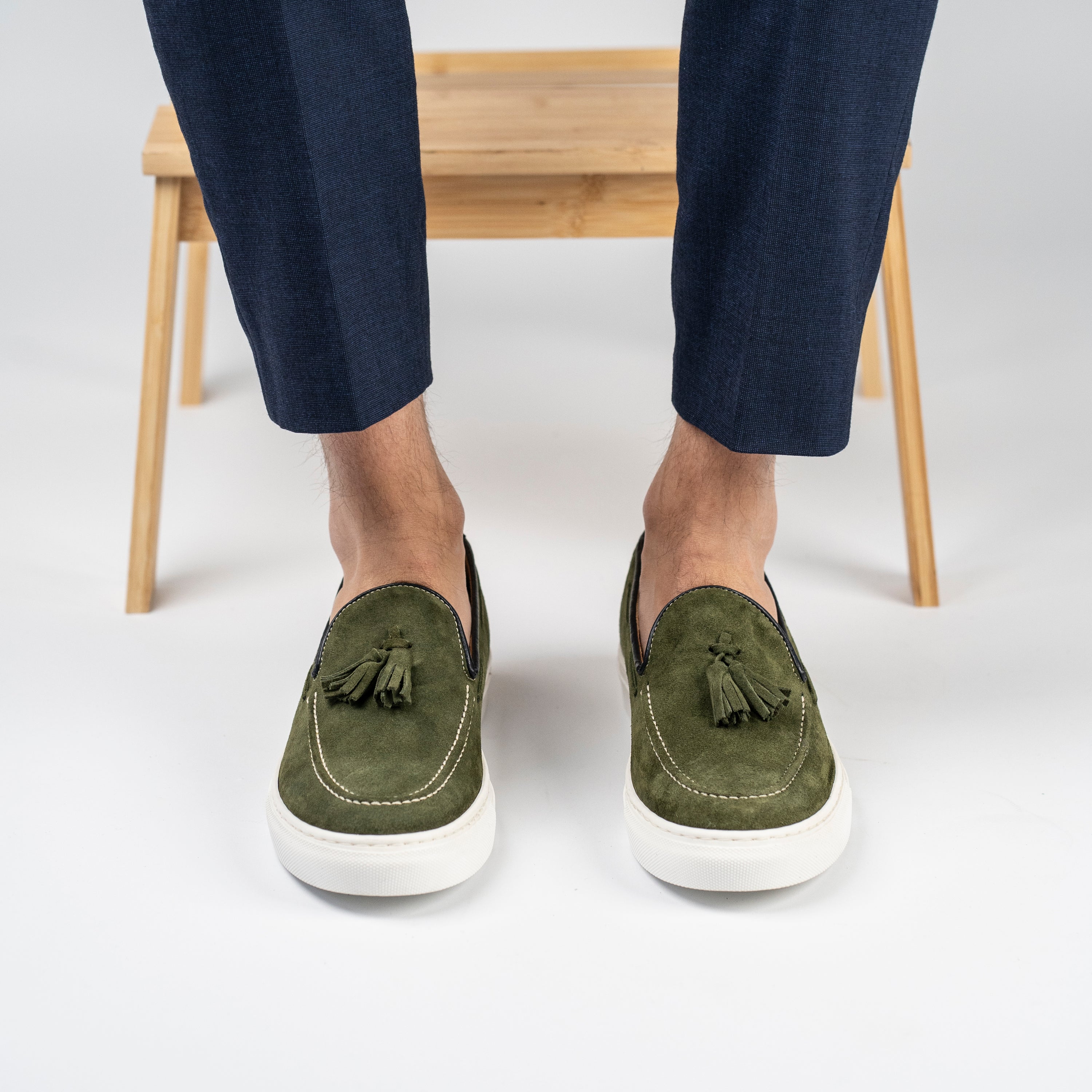 Suede Bow Moccasin