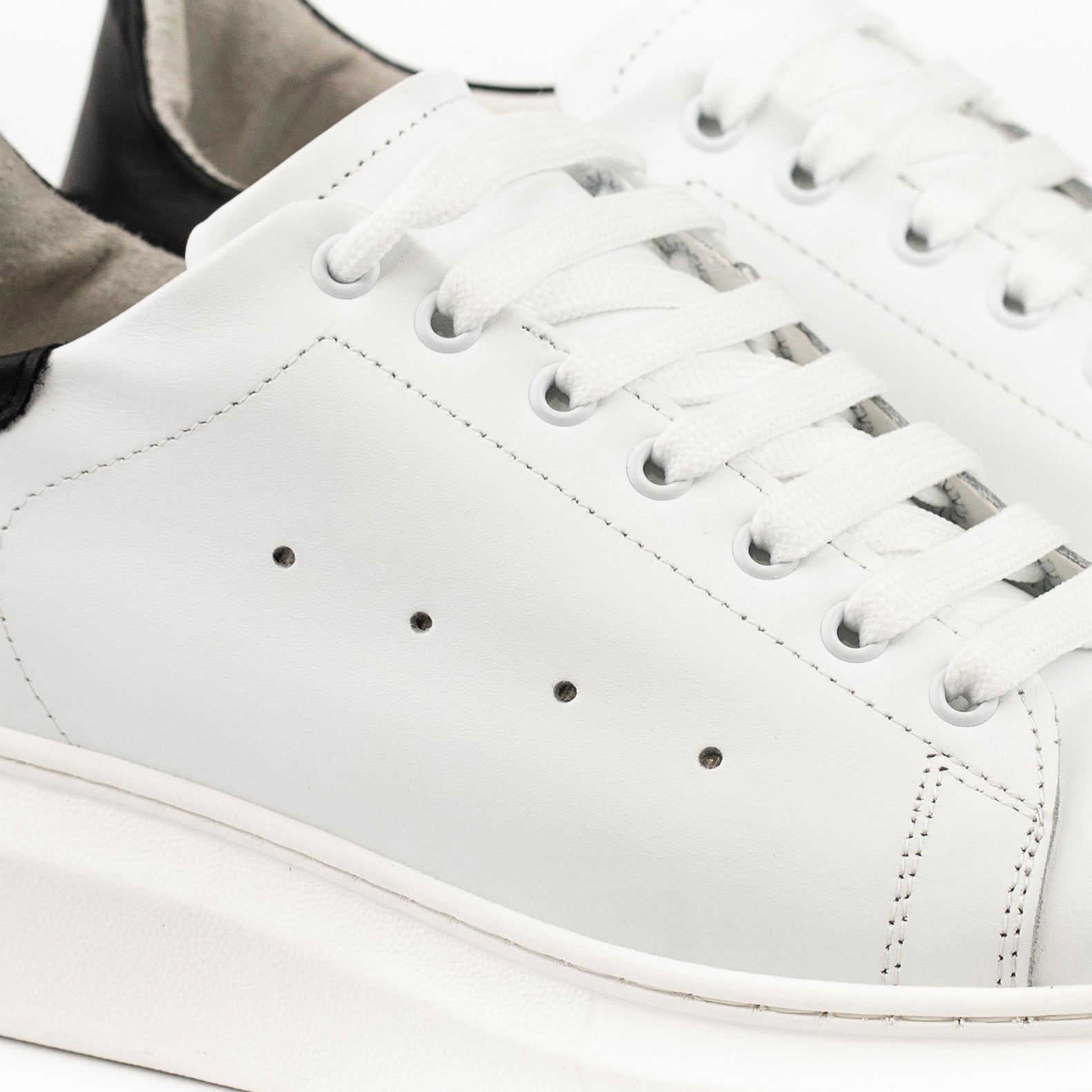 Sneakers in pelle liscia