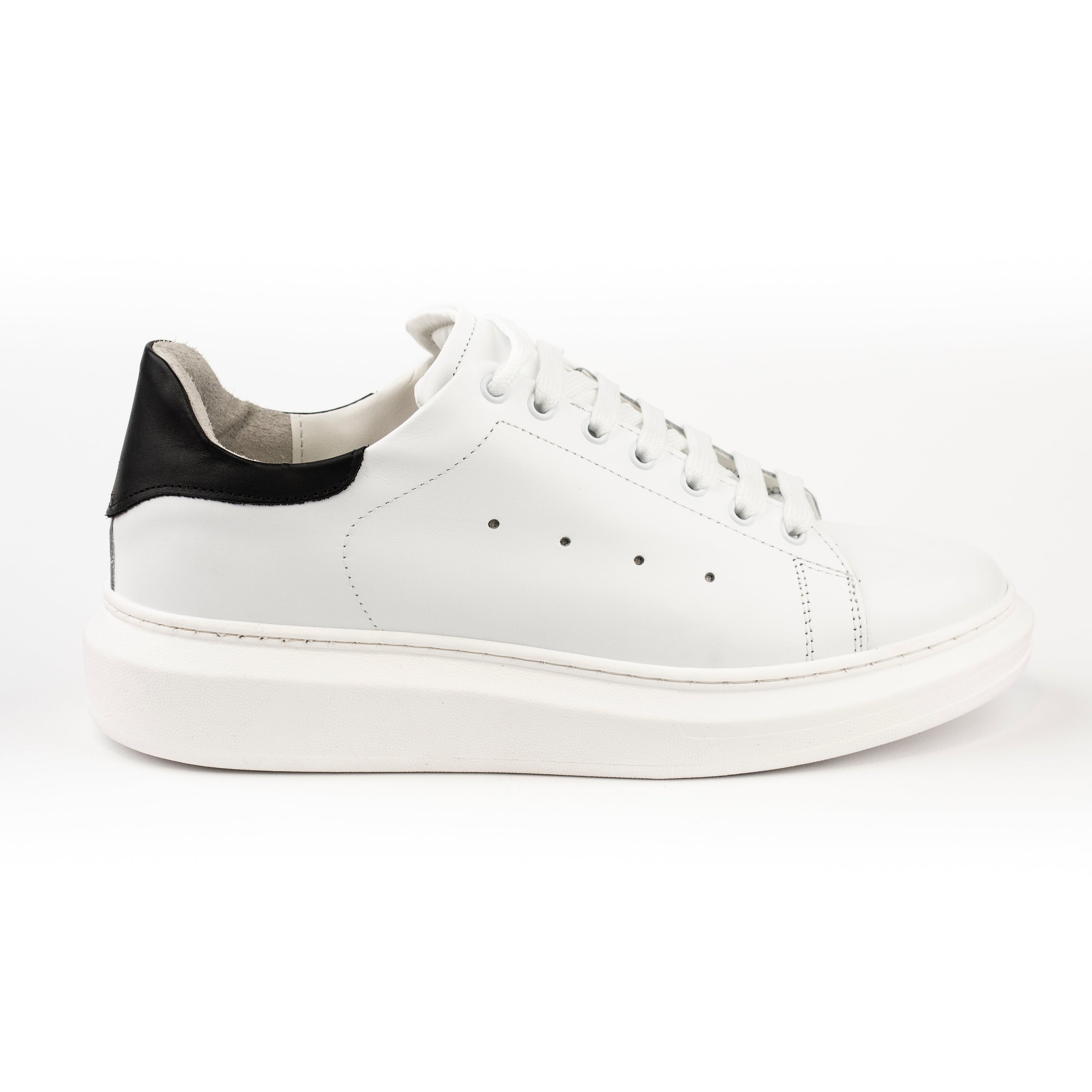 Sneakers in pelle liscia