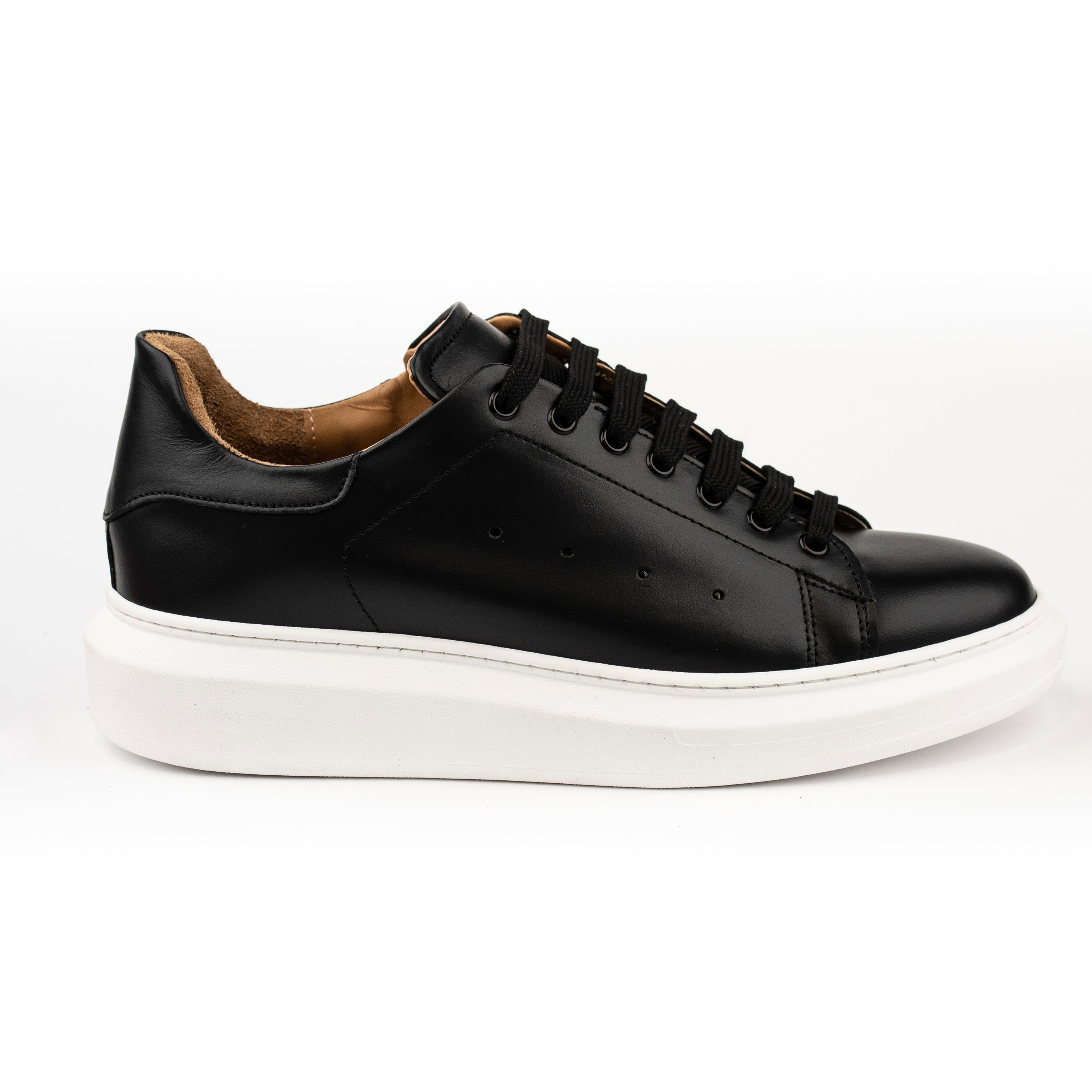 Sneakers in pelle liscia
