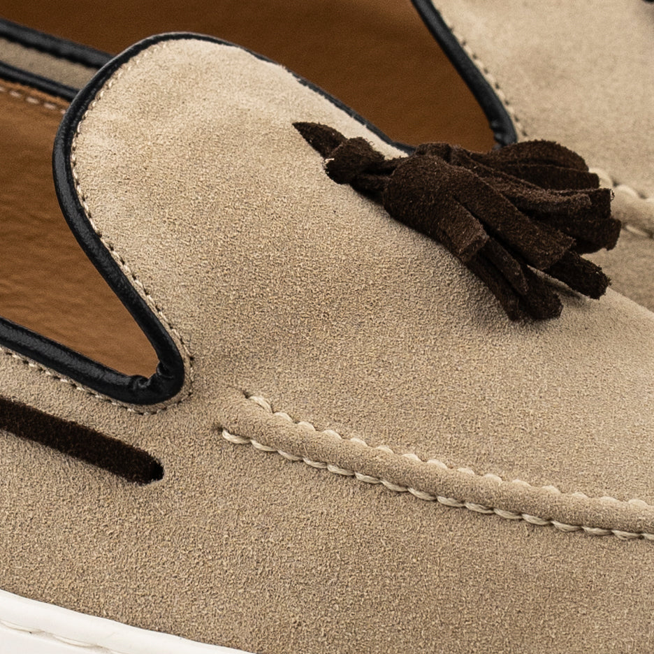 Suede Bow Moccasin